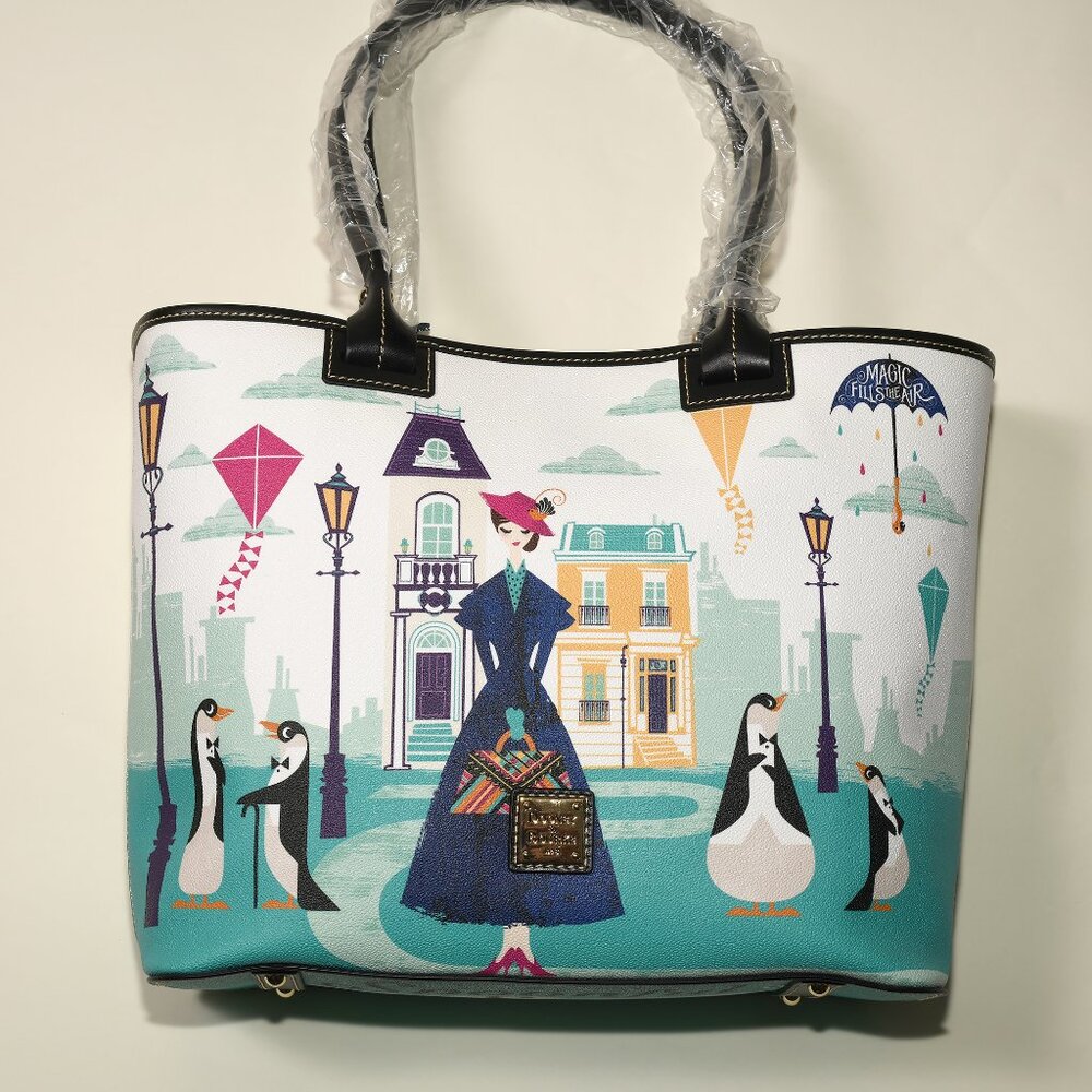 Dooney & Bourke Mary Poppins Tote Bag Magic Fills the Air NWT